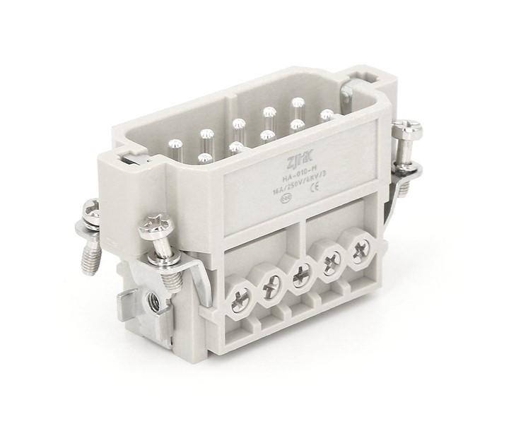 슬림 커넥터 시리즈 09200102612의 10핀 삽입